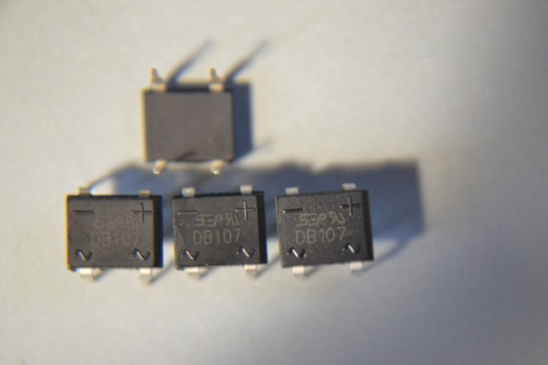 Купить Однофазный мостовой выпрямитель DB107 DIP4 detaluhi.ho.ua Интернет магазин в Каменец-Подольском, устройства, радиодетали, интсрументы.