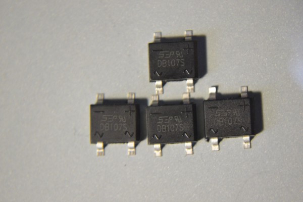 Купить Однофазный мостовой выпрямитель DB107 SMD detaluhi.ho.ua Интернет магазин в Каменец-Подольском, устройства, радиодетали, интсрументы.