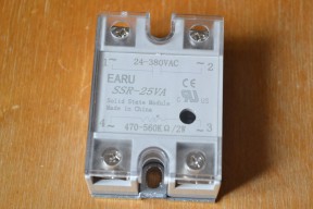 Купить Однофазное твердотельное реле SSR-25VA - EARU (со стеклом) detaluhi.ho.ua Интернет магазин в Каменец-Подольском, устройства, радиодетали, интсрументы.