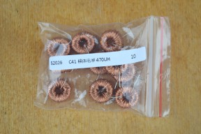 Купить Тороидальная катушка дроссель индуктивности 470 UH 3 А detaluhi.ho.ua Интернет магазин в Каменец-Подольском, устройства, радиодетали, интсрументы.