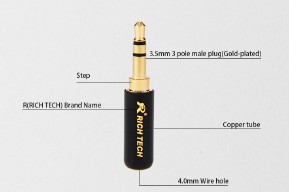 Купить Аудио разъем 3.5 мм 3 полюса - белый detaluhi.ho.ua Интернет магазин в Каменец-Подольском, устройства, радиодетали, интсрументы.