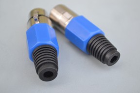 Купить XLR разъем синий, мама 3-pin detaluhi.ho.ua Интернет магазин в Каменец-Подольском, устройства, радиодетали, интсрументы.