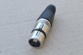 Купить XLR разъем черный, мама 3-pin detaluhi.ho.ua Интернет магазин в Каменец-Подольском, устройства, радиодетали, интсрументы.