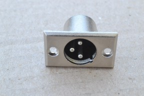 Купить Панельный разъем XLR 3 M-P detaluhi.ho.ua Интернет магазин в Каменец-Подольском, устройства, радиодетали, интсрументы.