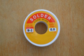 Купить Припой с флюсом 0.8 мм 63-37 100 г detaluhi.ho.ua Интернет магазин в Каменец-Подольском, устройства, радиодетали, интсрументы.