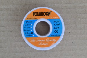 Купить Припой с флюсом 0.5 мм 64-37 40 г detaluhi.ho.ua Интернет магазин в Каменец-Подольском, устройства, радиодетали, интсрументы.