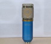 Купить Студийный конденсаторный микрофон с металлическим пауком BM800 - синий detaluhi.ho.ua Интернет магазин в Каменец-Подольском, устройства, радиодетали, интсрументы.