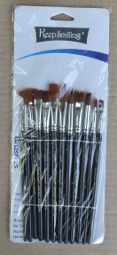 Купить Кисти художественные 12 шт - черные (комплект) detaluhi.ho.ua Интернет магазин в Каменец-Подольском, устройства, радиодетали, интсрументы.