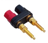 Купить Двойной разъем типа банан 4 мм мама (длинная резьба) detaluhi.ho.ua Интернет магазин в Каменец-Подольском, устройства, радиодетали, интсрументы.