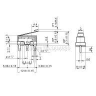 Купить Микропереключатель 3 pin AC 120 В 2 А detaluhi.ho.ua Интернет магазин в Каменец-Подольском, устройства, радиодетали, интсрументы.