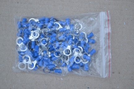 Купить Кабельный наконечник кольцевой с изоляцией RV1.25-8 - синий detaluhi.ho.ua Интернет магазин в Каменец-Подольском, устройства, радиодетали, интсрументы.