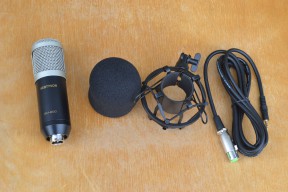 Купить Студийный конденсаторный микрофон c металлическим пауком BM800 - черный, белая сетка detaluhi.ho.ua Интернет магазин в Каменец-Подольском, устройства, радиодетали, интсрументы.