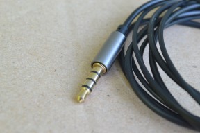 Купить Аудио кабель для ремонта наушников, черный, серый штекер, 4 пoлюса detaluhi.ho.ua Интернет магазин в Каменец-Подольском, устройства, радиодетали, интсрументы.