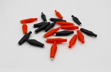 Купить Зажимы - типа крокодил, пара 28 (черный и красный) detaluhi.ho.ua Интернет магазин в Каменец-Подольском, устройства, радиодетали, интсрументы.