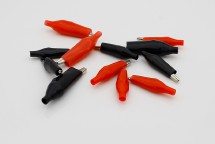 Купить Зажимы - типа крокодил, пара 45 (черный и красный) detaluhi.ho.ua Интернет магазин в Каменец-Подольском, устройства, радиодетали, интсрументы.