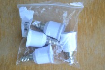 Купить Переходник с цоколя Е14 на цоколь Е27 detaluhi.ho.ua Интернет магазин в Каменец-Подольском, устройства, радиодетали, интсрументы.