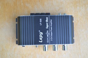 Купить Автомобильный аудио усилитель Lepy LP-808 (черный) 2.0 - 2х20 Вт detaluhi.ho.ua Интернет магазин в Каменец-Подольском, устройства, радиодетали, интсрументы.