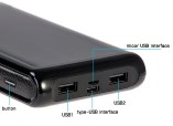 Купить Портативный Power Bank 6x18650 2 USB, type-C, micro USB - 5 В, 2 А detaluhi.ho.ua Интернет магазин в Каменец-Подольском, устройства, радиодетали, интсрументы.