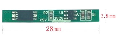 Купить Защитная плата BMSPCM 1S Li-Ion 3.7В (2.5-4.25 В, 3 A) detaluhi.ho.ua Интернет магазин в Каменец-Подольском, устройства, радиодетали, интсрументы.