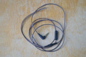 Аудио кабель для ремонта наушников с микрофоном, коричневый, 4 пoлюса