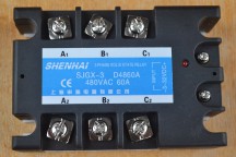 Купить Трехфазное твердотельное реле SJGX-3 D4860A 60DA SHENHAI detaluhi.ho.ua Интернет магазин в Каменец-Подольском, устройства, радиодетали, интсрументы.
