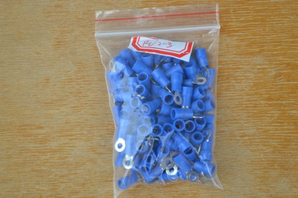 Купить Кабельный наконечник кольцевой с изоляцией RV2-3 - синий detaluhi.ho.ua Интернет магазин в Каменец-Подольском, устройства, радиодетали, интсрументы.