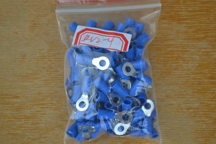 Купить Кабельный наконечник кольцевой с изоляцией RV2-4 - синий detaluhi.ho.ua Интернет магазин в Каменец-Подольском, устройства, радиодетали, интсрументы.