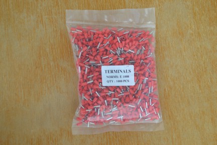 Купить Кабельный наконечник втулочный c изоляцией E 1008 1x8 мм, красный - 2 шт detaluhi.ho.ua Интернет магазин в Каменец-Подольском, устройства, радиодетали, интсрументы.