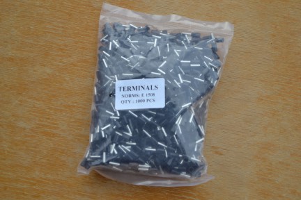 Купить Кабельный наконечник втулочный c изоляцией E 1508 1.5x8 мм, черный - 2 шт detaluhi.ho.ua Интернет магазин в Каменец-Подольском, устройства, радиодетали, интсрументы.