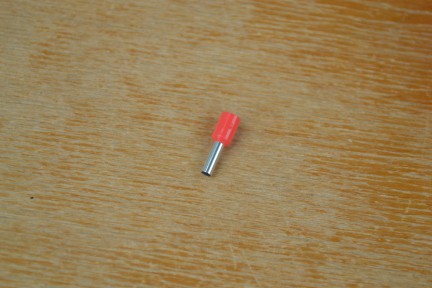 Купить Кабельный наконечник втулочный c изоляцией E 2508 2.5x8 мм, красный - 2 шт detaluhi.ho.ua Интернет магазин в Каменец-Подольском, устройства, радиодетали, интсрументы.