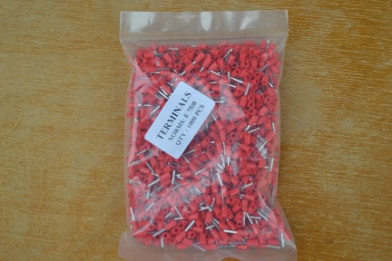 Купить Кабельный наконечник втулочный c изоляцией E 7508 0.75x8 мм, красный - 2 шт detaluhi.ho.ua Интернет магазин в Каменец-Подольском, устройства, радиодетали, интсрументы.