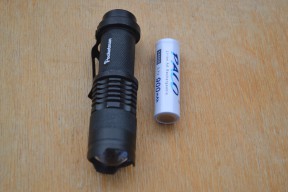 Купить Светодиодный фонарик Q5 Led с аккумулятором 14500 detaluhi.ho.ua Интернет магазин в Каменец-Подольском, устройства, радиодетали, интсрументы.