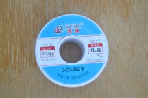 Купить Припой с флюсом KAINA 0.6 мм 63-37 100 г detaluhi.ho.ua Интернет магазин в Каменец-Подольском, устройства, радиодетали, интсрументы.