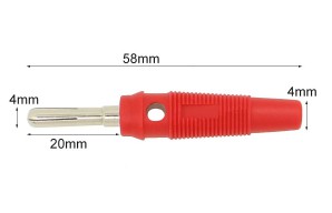 Купить Разъем банан для щупов и кабелей БП - красный detaluhi.ho.ua Интернет магазин в Каменец-Подольском, устройства, радиодетали, интсрументы.