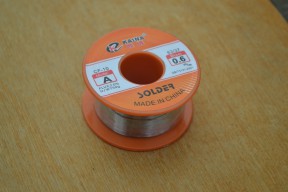 Купить Припой с флюсом 0.6 мм 50 г detaluhi.ho.ua Интернет магазин в Каменец-Подольском, устройства, радиодетали, интсрументы.