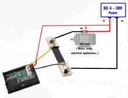 Купить Вольтамперметр 30 В 50 А с шунтом detaluhi.ho.ua Интернет магазин в Каменец-Подольском, устройства, радиодетали, интсрументы.