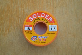 Купить Припой с флюсом 1.5 мм 63-37 50 г detaluhi.ho.ua Интернет магазин в Каменец-Подольском, устройства, радиодетали, интсрументы.