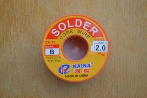 Купить Припой с флюсом 2.0 мм 63-37 50 г detaluhi.ho.ua Интернет магазин в Каменец-Подольском, устройства, радиодетали, интсрументы.