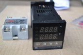 Купить ПИД регулятор температуры Rех-C100 (RKC) + термопара + SSR detaluhi.ho.ua Интернет магазин в Каменец-Подольском, устройства, радиодетали, интсрументы.