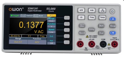 Купить Owon XDM1241 настольный цифровой мультиметр, 55000 отсчетов detaluhi.ho.ua Интернет магазин в Каменец-Подольском, устройства, радиодетали, интсрументы.