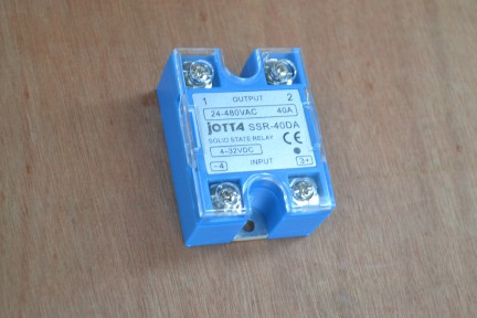 Купить Однофазное твердотельное реле SSR-40DA 40А DC-AC detaluhi.ho.ua Интернет магазин в Каменец-Подольском, устройства, радиодетали, интсрументы.