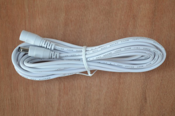 Купить Удлинитель для блока питания - 5 м белый detaluhi.ho.ua Интернет магазин в Каменец-Подольском, устройства, радиодетали, интсрументы.