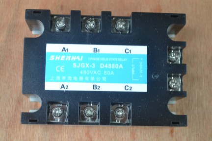 Купить Трехфазное твердотельное реле SJGX-3 D4880A 80DA SHENHAI detaluhi.ho.ua Интернет магазин в Каменец-Подольском, устройства, радиодетали, интсрументы.