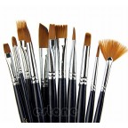 Купить Кисти художественные 12 шт (комплект) detaluhi.ho.ua Интернет магазин в Каменец-Подольском, устройства, радиодетали, интсрументы.