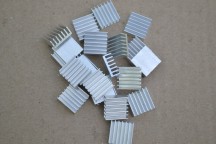 Купить Алюминиевый радиатор 14x14x6 мм detaluhi.ho.ua Интернет магазин в Каменец-Подольском, устройства, радиодетали, интсрументы.