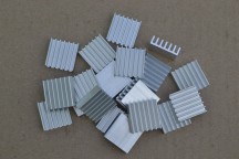 Купить Алюминиевый радиатор 20x20x6 мм detaluhi.ho.ua Интернет магазин в Каменец-Подольском, устройства, радиодетали, интсрументы.