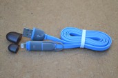 Купить Кабель micro USB для зарядки и данных iPhone 5 5s 6, Samsung, Xiaomi, HTC, Sony - Синий detaluhi.ho.ua Интернет магазин в Каменец-Подольском, устройства, радиодетали, интсрументы.