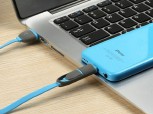 Купить Кабель micro USB для зарядки и данных iPhone 5 5s 6, Samsung, Xiaomi, HTC, Sony - Синий detaluhi.ho.ua Интернет магазин в Каменец-Подольском, устройства, радиодетали, интсрументы.