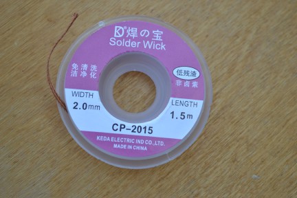 Купить Оплетка для отпайки компонентов 2.0 мм, 150 см detaluhi.ho.ua Интернет магазин в Каменец-Подольском, устройства, радиодетали, интсрументы.