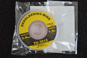 Купить Оплетка для отпайки компонентов 3.0 мм, 150 см detaluhi.ho.ua Интернет магазин в Каменец-Подольском, устройства, радиодетали, интсрументы.
